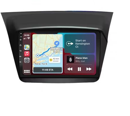 Car Play per Apple Carplay & Android Auto per Moskvich 3 2022-2024 Android Carplay Navigazione Radio Lettore Video, with Mirror Link/Siri/Backup, 8 Nucleo 6G+128G