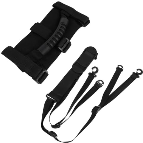 VALICLUD Bandoulière de Transport pour Trottinette 2 Pièces Réglable Noir