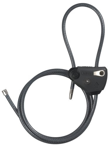 ABUS Kabelschloss Multiloop 210/185 - Stahlkabel zur Sicherung von Helmen, Skiern, Kinderwagen, Gartengeräten - ABUS-Sicherheitslevel 4 - 185 cm
