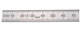 Helios Preisser Stahlmaßstab, biegsam (rostfreier Federbandstahl, EG-Klasse II, Länge: 1000 mm) 0460 229