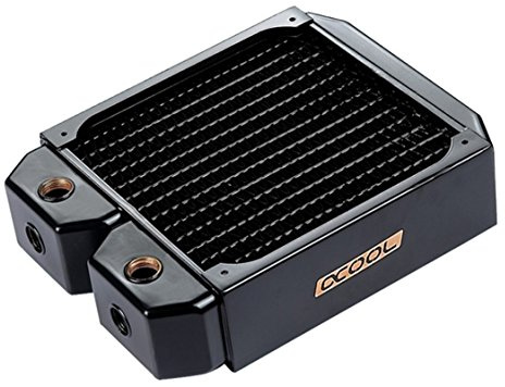 Alphacool 14168 NexXxoS XT45 Full Copper Radiator - CPU Wasserkühlung - 140mm, Kupfer / Schwarz