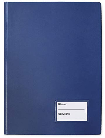 TimeTEX Klassenbuch mit PU-Einband - Format: A4-Plus - Blau - 10566