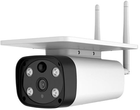 Caméra HD-IP 4G GSM Intelligente Infrarouge Solaire et sur Batterie Cloud 2.0 Megapixel Full HD 1920x1080p YS8 - Blanc