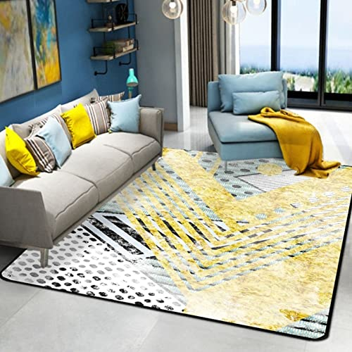 Hogar Alfombras de gran área de estilo nórdico Sala de estar Dormitorio Alfombra ligera de lujo antideslizante Antifouling lavable Cuarto de baño Alfombra de cocina Pequeñas Alfombras 140 cm x 200 cm