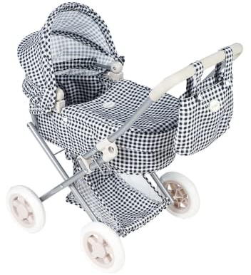 Noa Faltbare Puppe, 81 cm hoch, mit aufklappbarem Verdeck und Tasche (für 30-42 cm große Puppen)