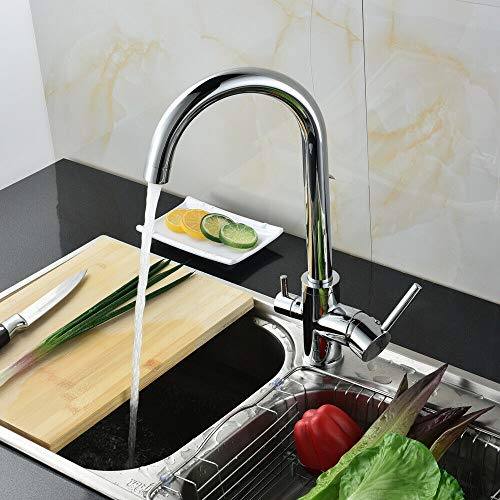 Küchenarmatur 3 Wege Wasserhahn mit Osmoseanlage Wasserfilter Trinkwasserhahn