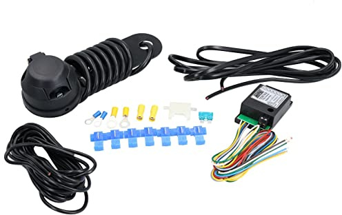 7 PIN Towbar Towing Electrics Trailer Socket WIRING KIT Modern Canbus Cars