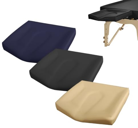 Coussin repose-tête ayurvédique – pour thérapie de massage ayurvédique – Bords striés pour zéro déversement d'huile + mousse semi-ferme + rembourrage en polyuréthane – S'adapte à tous les berceaux de