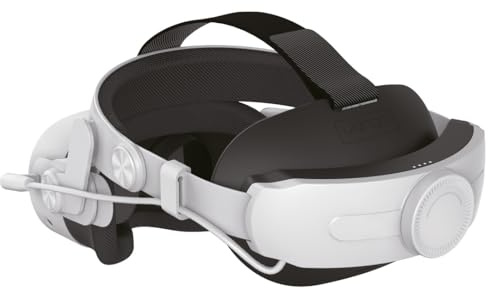 Venom Power Strap för Meta Quest - Vadderat huvudband med integrerad Power Bank - Kompatibel med Quest 2, Quest 3 och Quest 3S