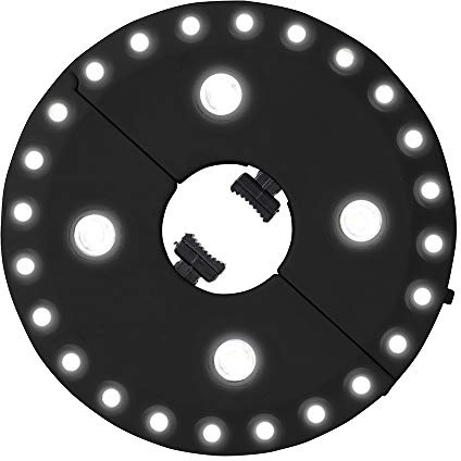 Innenleuchten für den Sonnenschirm, 16 cm, batteriebetrieben (4 x AA, nicht im Lieferumfang enthalten). Erhältlich in verschiedenen Farben und Modellen. Beleuchten Sie Ihre Momente im Freien mit Stil