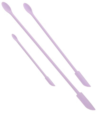 VICASKY 3 spatole piccole in silicone, piccole spatole in silicone, mini spatole, piccole spatole in silicone, mini spatole, mini spatole, mini spatole, per la cucina, gel di silice viola