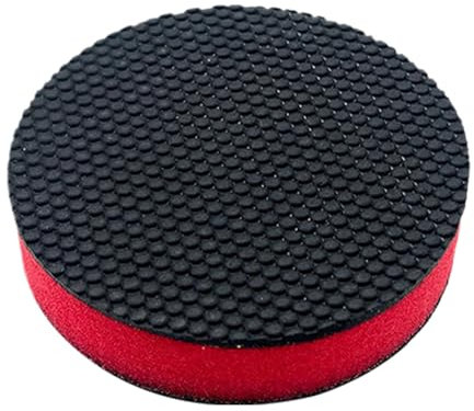 Spugna per lucidatura manuale, tamponi per lavaggio auto, spugne applicatrici per cera, con design ergonomico, materiale riutilizzabile e facile da pulire, 7,5 cm, per auto, dettagli, garage