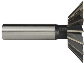 FCOVIRLEN Fresas de Cola de Milano, Fresas de Mango Recto Fresa de Cola de Milano HSS, vástago Recto, Fresa CNC, Fresa de Extremo de 55/60/45 Grados, Varios tamaños(30mmx55)