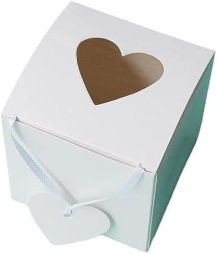 Candy Box Herzform Pralinenschachtel Liebesgeschenkbox mit Fenster Kleine Schachteln Verpackung