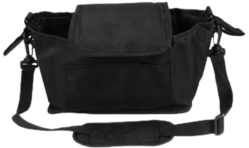 Borsa Passeggino Universale, Borsa Piccola Passeggino con Tracolla Regolabile, Porta Oggetti Passeggino Impermeabile, Multifunzionale Organizer Passeggino per Trasportare Biberon, Pannolini e Merenda