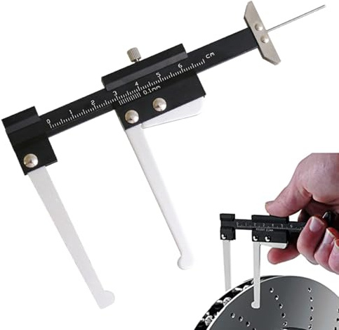 Misurazione Metrico - Calibro Metrico, Strumento Di Misura Della Profondità Della Striscia Di Cuscinetto Pneumatici | Utensili Da 0 A 60 Mm Multifunzionali Manuali, Costruzione