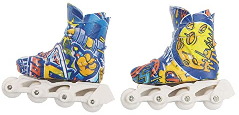 Btgghytr 1 Paar Finger Skate Schuhe Spielzeug Roller Inline Skates Kinder Geschenk Skate Rollschuhe Für Griffbrett Turnschuhe