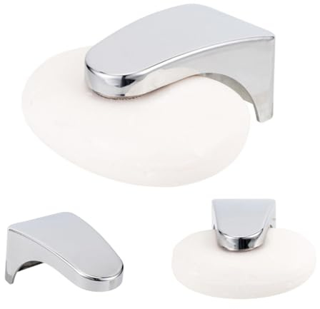 YUVKIN Portasapone magnetico, sospeso liberamente magnete, supporto stabile e robusto per saponette fino a 150 grammi (Acciaio Inox Lucido)