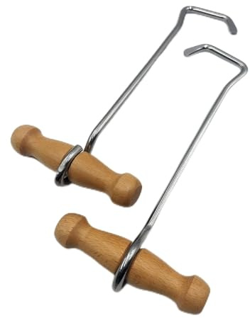 keloppasit 2 Pieces Boot Puller, With Ergonomic Grip, 10x21cm, Girls Cowboy Boots Hooks, Portable Horse Riding Boot Pulls, For Hiking Walking Friends Men Family Activities