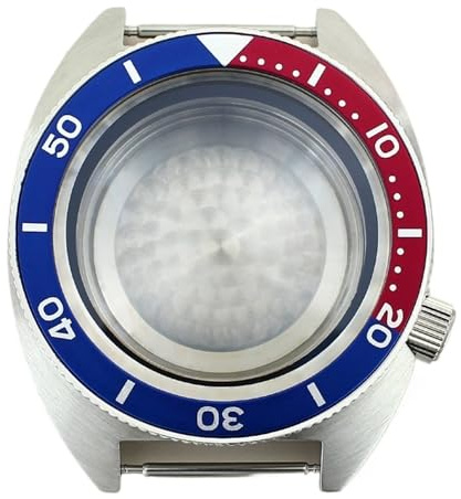 1 st 41 mm vattentät klockfodral Safirkristall for NH35 NH36 NH34 NH38 Urtavla 28,5(Pure Black Chapter 7)