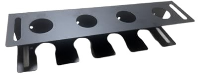 Snorvixre Stabile supporto da parete per mazza da baseball in ferro con cuscinetto a sfera, planner montabile per attrezzature sportive, mazza da baseball combinata e supporto a sfera