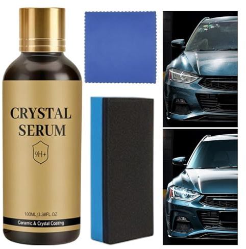 Lainiaoly Auto Keramikversiegelung | 9H+ Langanhaltender Schutz 100 Milliliter Hydrophob,Lack-Detail-Set Für Fahrzeuge - Für Die Glanzverbesserung Von LKW, Wohnmobil Und SUV