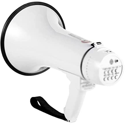 megafon, Handhållen Lättvikts 30 Watt Bullhorn Loud