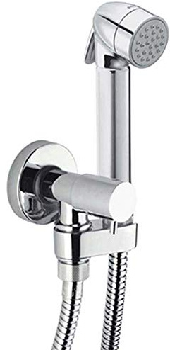 SET DOCCIA COMPLETO MODELLO TALITA-GOM CON PULSANTE OTTONE BOSSINI Cromato