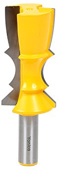Yonico Crown Molding Router Bits Reversible 3-Inch Reversible 1/2-Inch Shank 16150