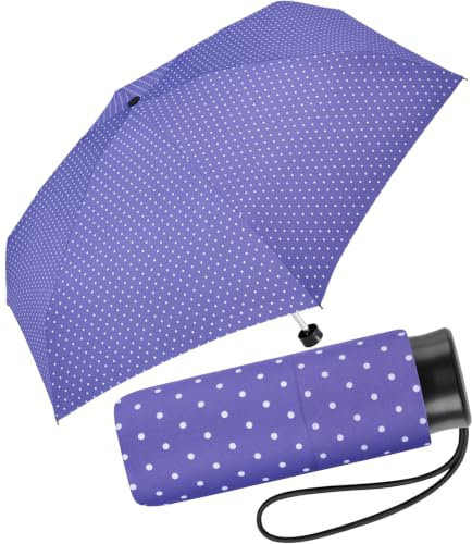 happy rain Ultra Mini Taschenschirm Damen Regenschirm Flash - Dots