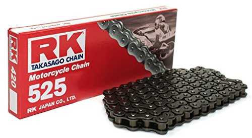 DID Cadena 530VX3 (Oro y Negro) - Longitud: 124 eslabones con unión remachada (ZJ)
