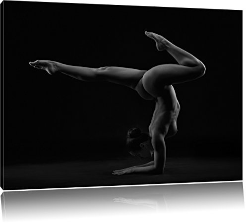 Pixxprint sexy Körper Einer Frau, Größe: 100x70cm, Leinwandbild, fertig gespannt, Wandbild, Dekoration, Kunstdruck, kein Poster