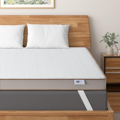 BedStory Topper 90x200cm, 7,5cm H3&H4 Topper aus Gel Memory Foam, Atmungsaktiver Matratzentopper für Boxspringbett Wohnwagen Schlafsofa, Bezug Waschbar, Oeko-TEX & CertiPUR-US Zertifiziert