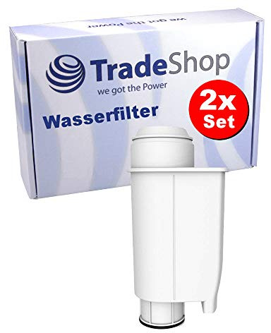 Trade-Shop Lot de 2 filtres à eau de rechange pour Philips Saeco HD8821/09 HD8847/01/06/09/11/15/17/19 HD8651/09 HD8844/09 HD8768/29 HD8652/59 HD8827/09. 29/09. HD8831/09