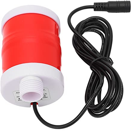 Tauchpumpe, 12 V 20 W 700 L/H Tauchwasserpumpe, GeräUschlose Versorgungspumpe mit Rutschfestem Design, FüR Aquarium, Camping, Gartenquelle, BewäSserung