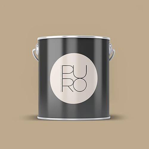 Livingwalls PURO Premium Wandfarbe c7009 - Malerfarbe mit sehr hoher Deckkraft - matte hochwertige Innenfarbe in Beige - 2,5l