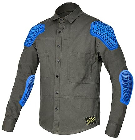 Camisa De Moto - Kevlar - Hombre - Mujer - Camisa De Moto All Seasons CE, Camisa De Moto Totalmente Reforzada