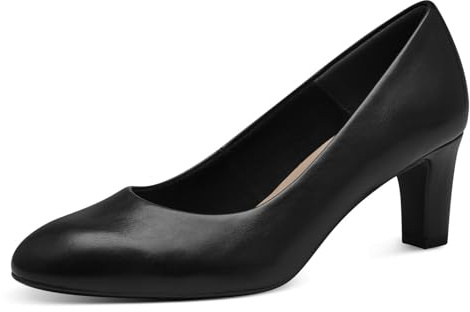 Tamaris Damen Pumps Blockabsatz Vegan; Black MATT, EU 40