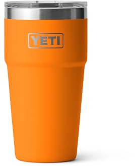 YETI Rambler 20 oz Stackable Tumbler, Stainless Steel, Vacuum Insulated with MagSlider Lid, King Crab