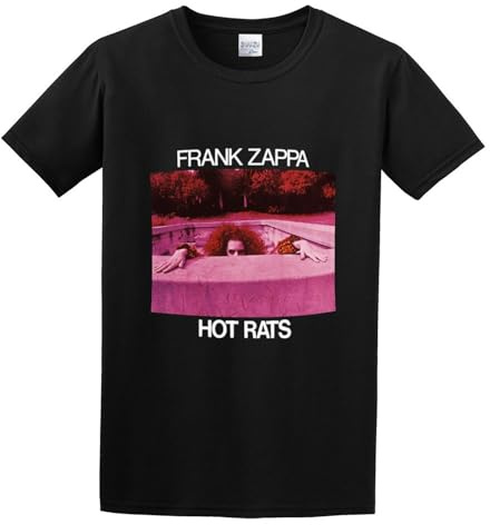 CUTLERY SUIT Men's Frank Zappa Hot Rats O-Neck Cotton T Shirt Black 3XL
