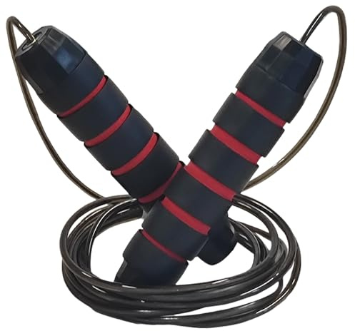 Ram® Skipping Rope Men Womens Kids Gym Adjustable Skipping Rope For Exercise Fat Burnout Workout Gym Training Rope