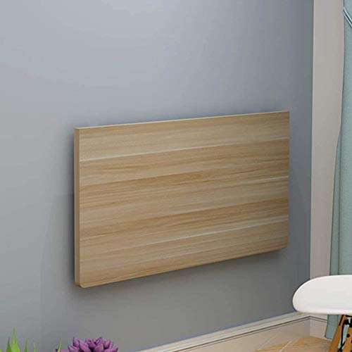 MYVVKIA Klappbarer Wandtisch, Computertisch, Esstisch, Wandbehang, Klapptisch, Massivholz, Doppelstütz-Wandtisch, Beistelltisch,B-90 * 40cm/35 * 16in