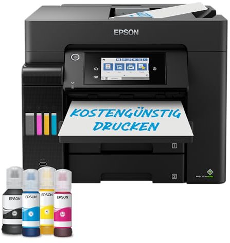 EcoTank ET-5855 DIN-A4-Multifunktions-Wi-Fi-Tintentankdrucker mit Fax