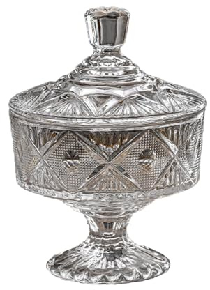 Bonbonglas mit Deckel Salatschüssel Glas für Party Küchendeko (Stil 2)