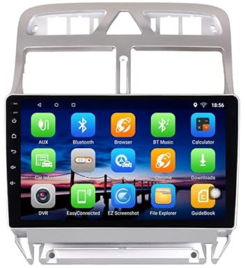 ZAPYVET Android 10 Coche DVD Reproductor Multimedia GPS 307 Sw CC 2002 03 2004 2005 2007 2013 Audio Auto Radio navegación estéreo Reproductor Multimedia para Coche