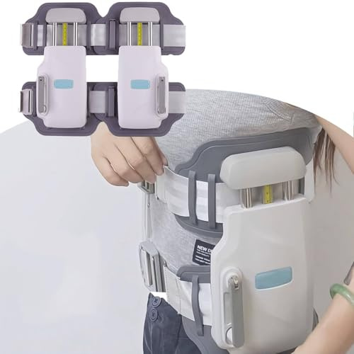 JXYQ Back Stretcher for Lumbar Traction, Lumbar Care Spine Decompression Device, Back Decompression Belt