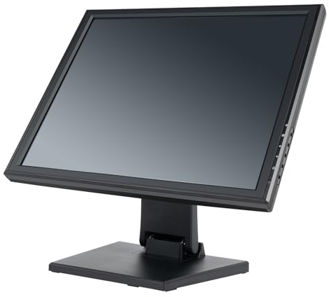 GHYUBklop 17-Inch Touch Screen LCD Monitor with High Sensitivity and Multi-angle Adjustment for POS Systems in Restaurants and Offices