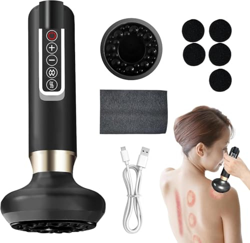 Masajeador anti celulitis 12 programas y 4 modos aparato de gua sha para uso doméstico anticelulítico potente aparato masajeador ventosa eléctrica anticelulidad escultura