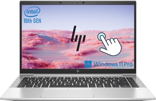 HP EliteBook 840 G7 Touchscreen Business Laptop, 14 Zoll FHD (1920x1080), Intel Core i5-10310U, 16 GB RAM, 512 GB SSD, US QWERTY Keyboard, Windows 11 Pro (Generalüberholt)