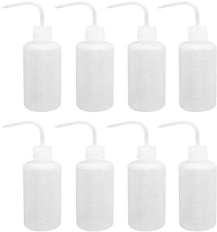 Arrosoir à Plantes 250ml en Plastique Léger Graduations | Blanc Usage Intérieur et Extérieur Lot de 8 Pièces Arrosage Précis pour Plantes et Succulentes